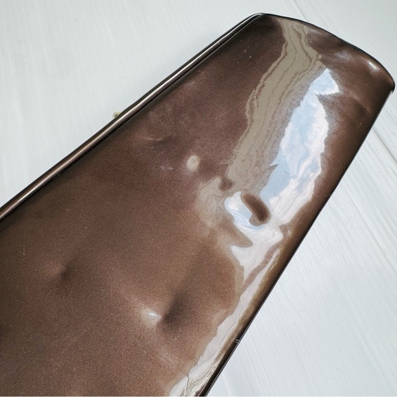 Vintage Patent Elegant Brown Clutch long length - Picture 7 of 9